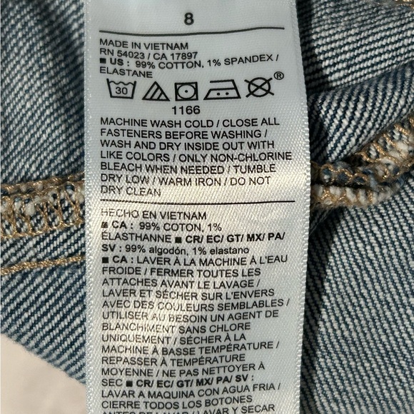 Old Navy NWOT High-Waisted Barrel Jeans Women Size 8 - Picture 6 of 7